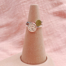 Load image into Gallery viewer, Full moon stacking rings