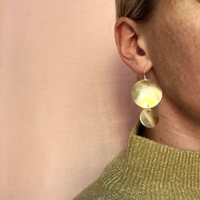 Load image into Gallery viewer, TWO DISC earrings