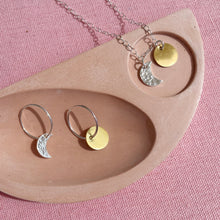 Load image into Gallery viewer, Sun and moon necklace