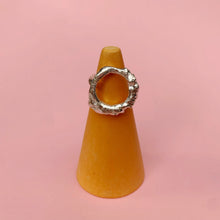 Load image into Gallery viewer, Molten silver ring