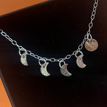 Load image into Gallery viewer, Moon phase charm necklace
