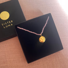 Load image into Gallery viewer, MOON FACE crystal necklaces

