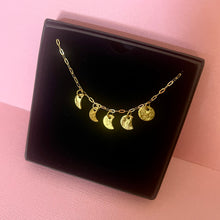 Load image into Gallery viewer, Moon phase charm necklace
