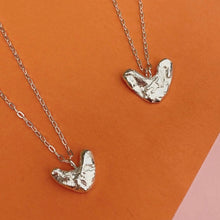 Load image into Gallery viewer, Molten heart necklace
