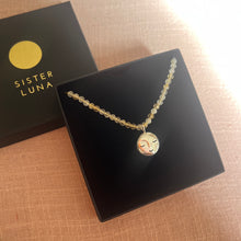 Load image into Gallery viewer, MOON FACE crystal necklaces
