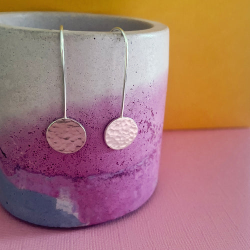 Full moon threader earrings 