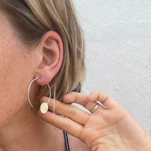 Load image into Gallery viewer, Moon threader earrings
